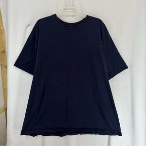 Basic Editions Short Sleeve Basic T Shirt Mens 2XT Blue